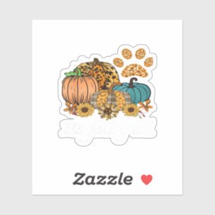 It’s Fall Y’all Pumpkin Minimal Clean Sticker