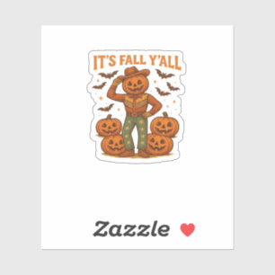 It’s Fall Y’all Pumpkin Sticker