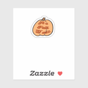 It’s Fall Y’all Pumpkin Vintage Cool Sticker