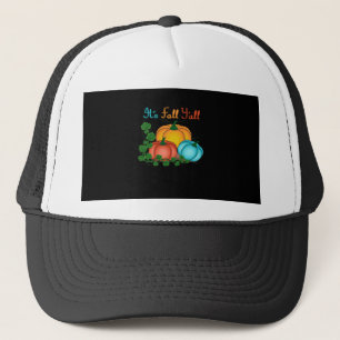 It’s Fall Y’all Pumpkins Retro Graphic Trucker Hat