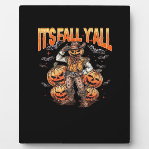 It’s Fall Y’all Pumpkins Vintage Classic Plaque