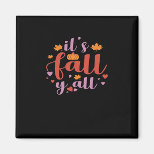 It’s Fall Y’all Retro Classic Magnet
