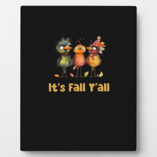 It’s Fall Y’all Rustic Minimal Clean Plaque