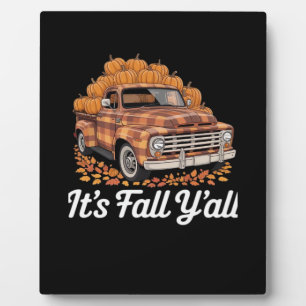 It’s Fall Y’all Rustic Pumpkin Vintage Style Plaque