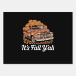 It’s Fall Y’all Rustic Pumpkin Vintage Style Sign