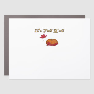 It’s Fall Y’all Unique Graphic Car Magnet