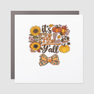 It’s Fall Y’all Vintage Style Car Magnet