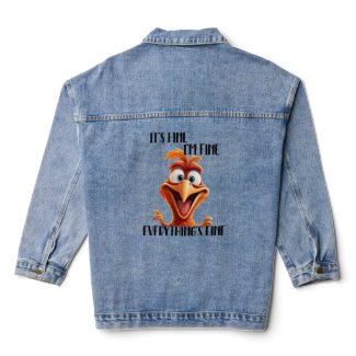 It’s Fine Everything is Fine Denim Jacket