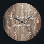 It’s Five O’clock Somewhere Shiplap  Large Clock<br><div class="desc">Enjoy our it’s five o’clock somewhere shiplap clock.</div>
