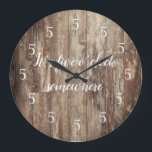 It’s Five O’clock Somewhere Shiplap Large Clock<br><div class="desc">Enjoy our it’s five o’clock somewhere shiplap clock.</div>
