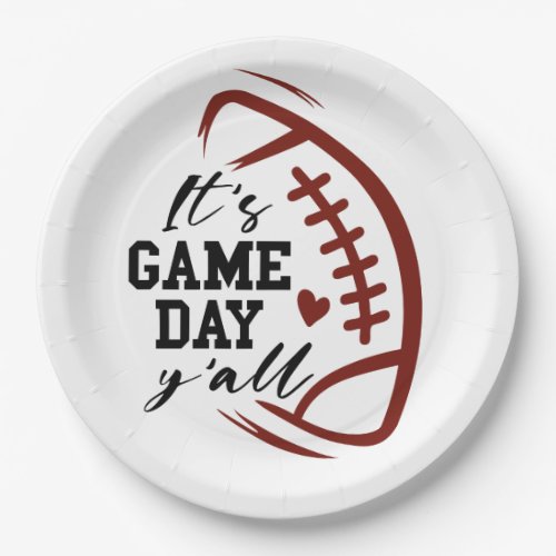 It’s Game Day. Sports.  Paper Plates