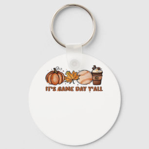 It’s Game Day Y’all, Fall Baseball Keychain