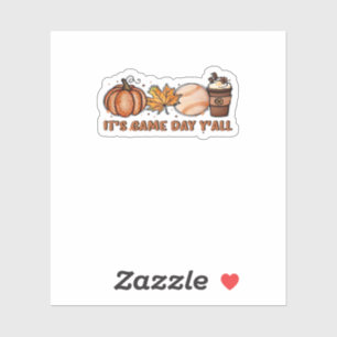 It’s Game Day Y’all, Fall Baseball Sticker