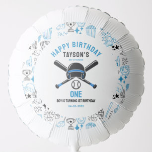 It’s Game Time Baseball 1st Birthday – Fun Kids Balloon