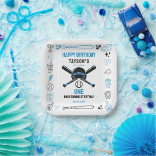 It’s Game Time Baseball 1st Birthday – Fun Kids Paper Plates