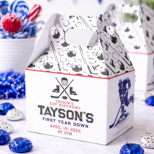 It’s Game Time Hockey 1st Birthday Party Favor Boxes (It’s Game Time Hockey 1st Birthday Party Favor Boxes
)