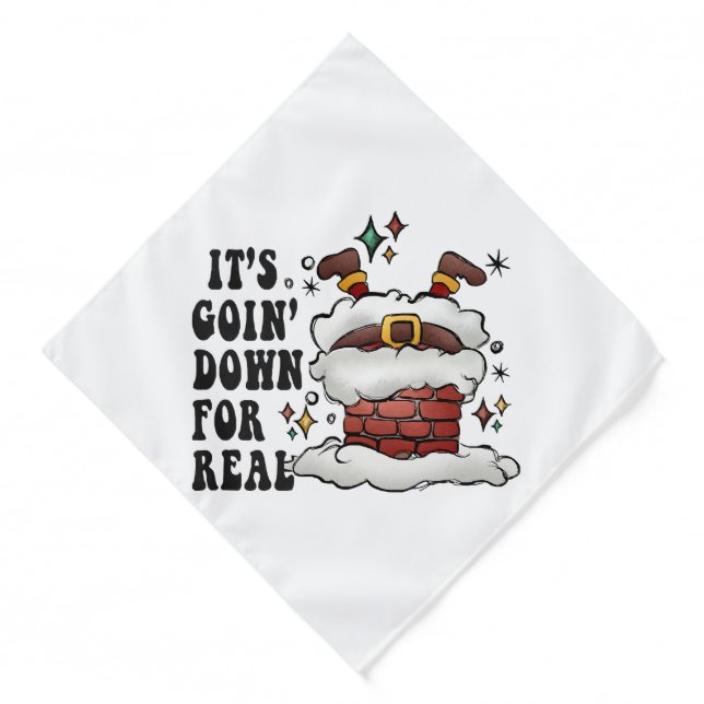 it s going down for real bandana (Front)