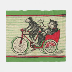 It’s good to be the cat fleece blanket