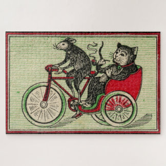 It’s good to be the cat jigsaw puzzle