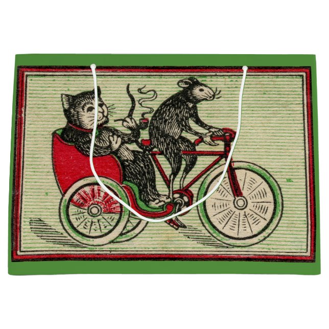 It’s good to be the cat large gift bag (Front)