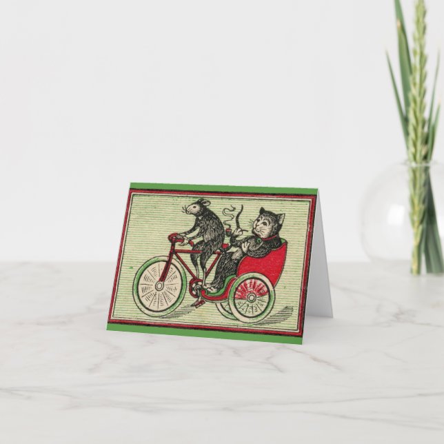 It’s good to be the cat note card (Front)