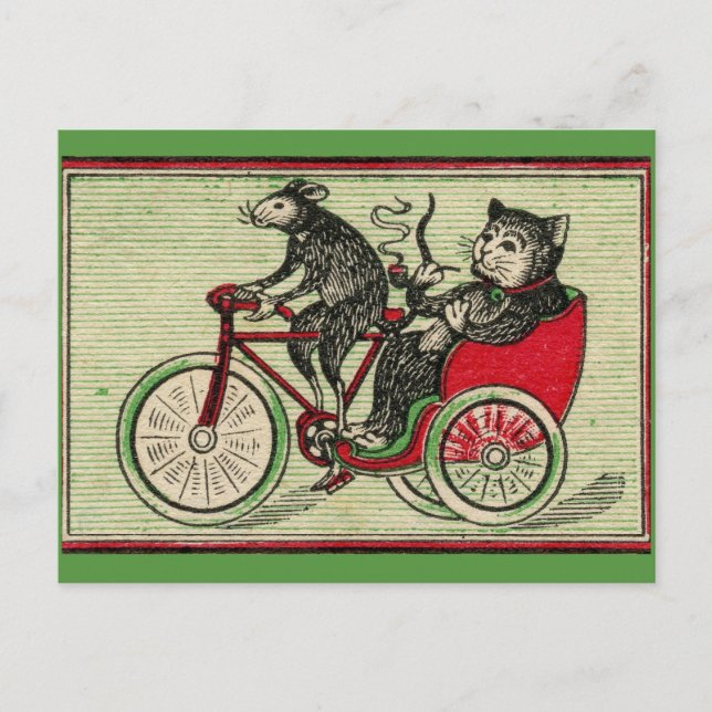 It’s good to be the cat postcard (Front)