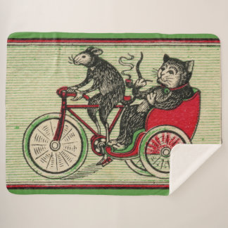 It’s good to be the cat sherpa blanket