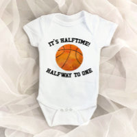 It 's Halftime! Basketball Sports Half Birthday