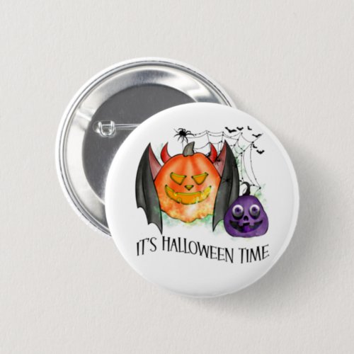 Its Halloween time Button