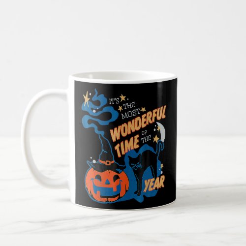It S He Most Wonderful Ime Of He Year Black Cat Ha Coffee Mug