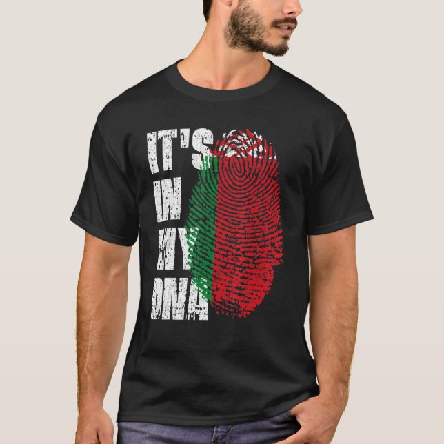 It S In My Dna Belarus Flag Belarusian T-Shirt (Front)