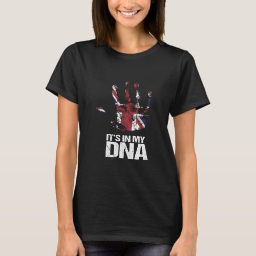 It s In My DNA Hand United Kingdom Country London  T_Shirt