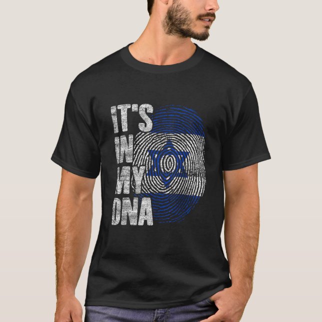 It s In My DNA Israel T-Shirt (Front)