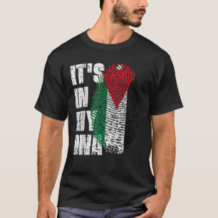 IT S IN MY DNA Jordan Flag Jordanian T Shirt