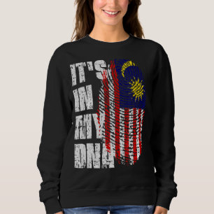 It S In My Dna Malaysia Flag Malaysian Sweatshirt
