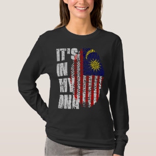 It S In My Dna Malaysia Flag Malaysian T-Shirt