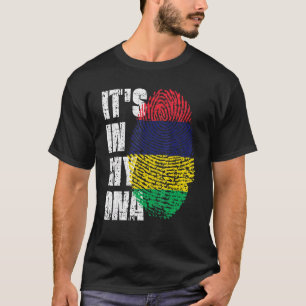 It S In My Dna Mauritius Flag Mauritian T-Shirt