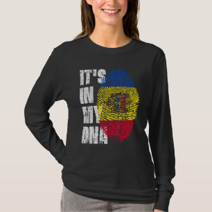 It S In My Dna Moldova Flag Moldovan T-Shirt