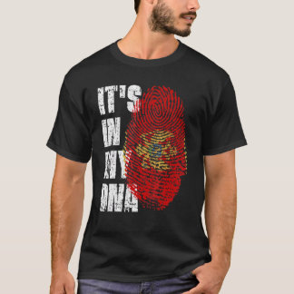 It S In My Dna Montenegro Flag Montenegrin T-Shirt