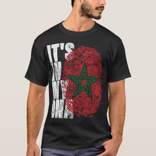 It_s In My DNA Moroccan African Gifts Moorish Moro T_Shirt