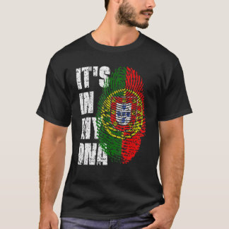 It S In My Dna Portugal Flag Portuguese T-Shirt