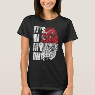 It S In My Dna Singapore Flag Singaporean T-Shirt