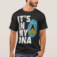 IT_S IN MY DNA St. Saint Lucia Flag Official Pride