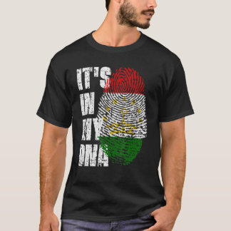 It S In My Dna Tajikistan Flag Tajikistani T-Shirt