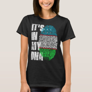 It S In My Dna Uzbekistan Flag Uzbek T-Shirt