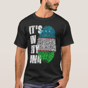 It S In My Dna Uzbekistan Flag Uzbek T-Shirt