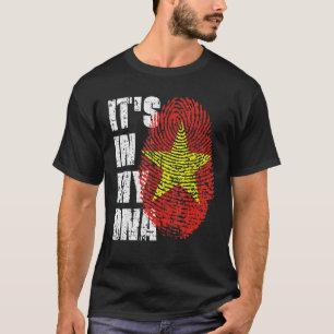It S In My Dna Vietnam Flag Vietnamese T-Shirt