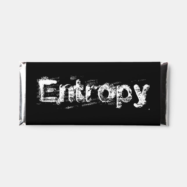 It’s Just Entropy Hershey Bar Favors (Front)