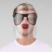 It’s me! Silly, funny disguise mouth & sunglasses Face Shield (Insitu)
