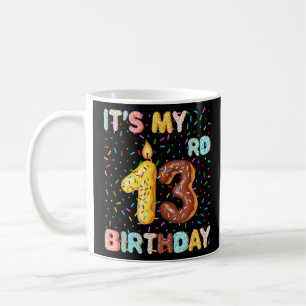 It s My 13rd Birthday Sweet Donut 13 Years Old Coffee Mug